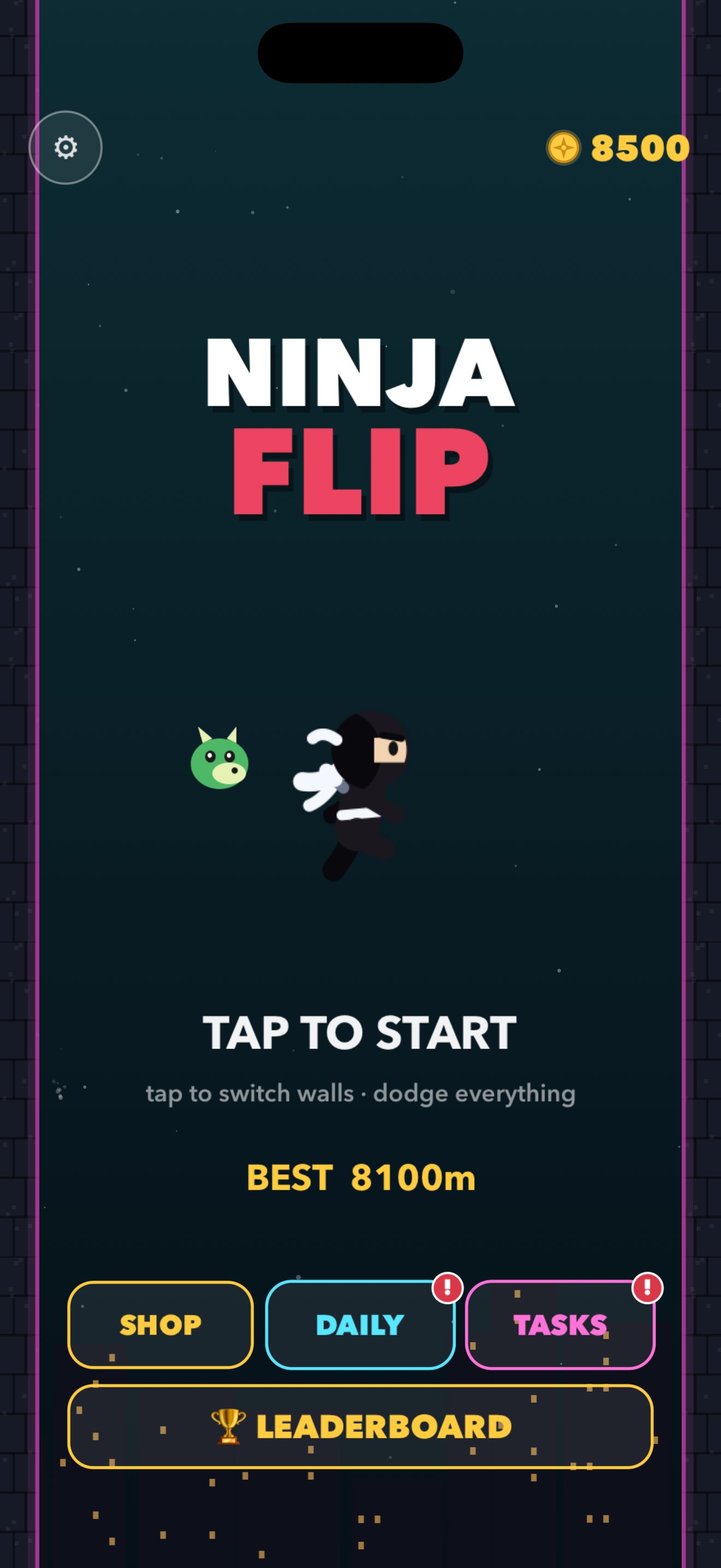 Main menu