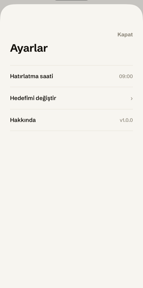 Karşılama ekranı